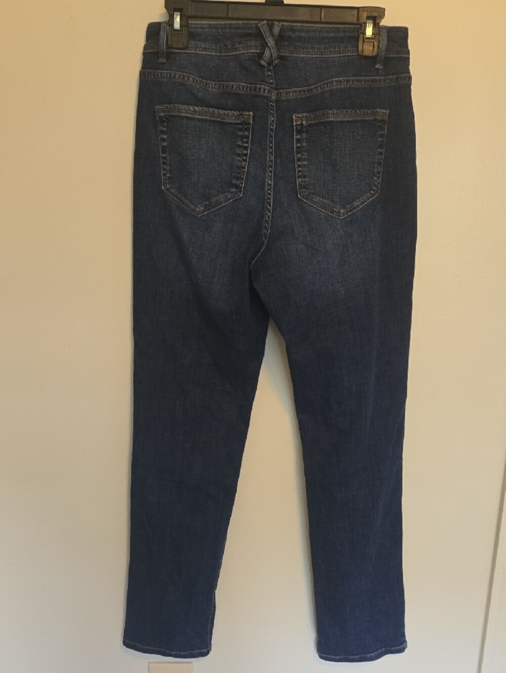 J. Jill Jeans Curvy Fit Straight Leg Dark Wash 6 High Raise 30 Inch Waist - Picture 6 of 9